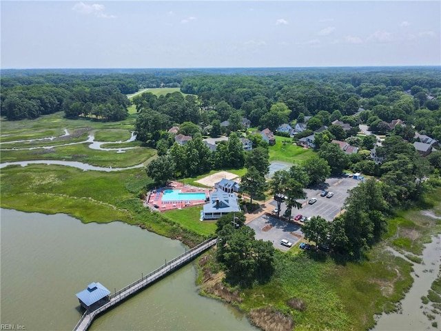20517 Madison Ct, Smithfield, VA 23430 - drone / aerial view of a nearby body of water