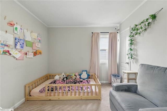1832 Andrews Blvd, Hampton, VA 23663 - bedroom featuring crown molding and carpet floors