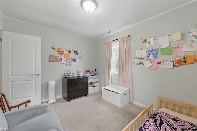 1832 Andrews Blvd, Hampton, VA 23663 - bedroom with light carpet and ornamental molding