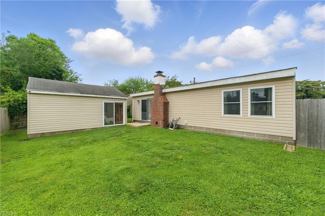 1832 Andrews Blvd, Hampton, VA 23663 - rear view of property with a fenced backyard