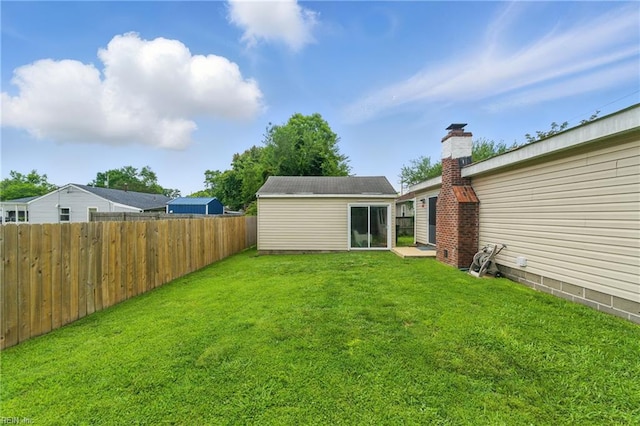 1832 Andrews Blvd, Hampton, VA 23663 - fenced yard featuring an outdoor structure