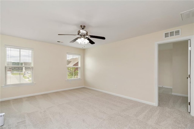 3112 Sybilla St, Chesapeake, VA 23323 - empty room with light colored carpet and ceiling fan