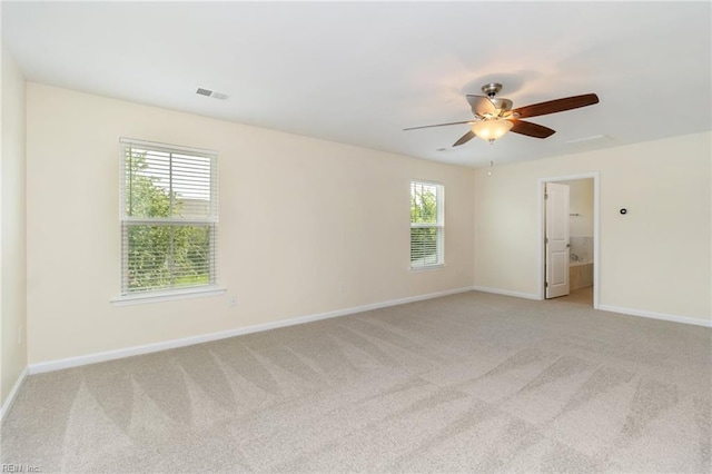 3112 Sybilla St, Chesapeake, VA 23323 - unfurnished room with ceiling fan and light colored carpet