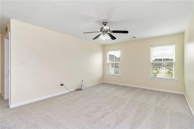 3112 Sybilla St, Chesapeake, VA 23323 - spare room featuring light colored carpet and a ceiling fan