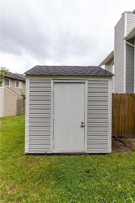 3724 Radford Cir, Chesapeake, VA 23321 - garage featuring a shed