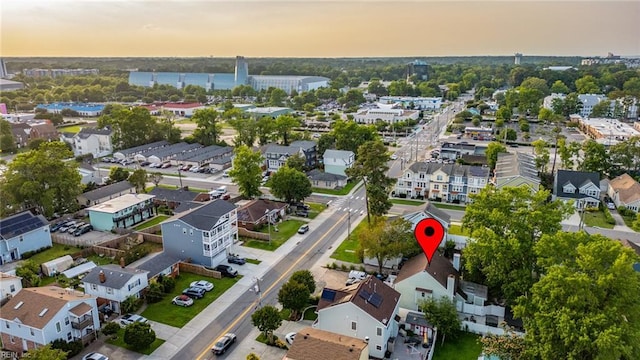 1509 Cypress Ave, Virginia Beach, VA 23451 - aerial view at dusk of a residential view