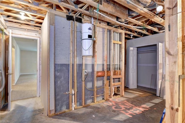 6667 Rexford Ln, Williamsburg, VA 23188 - unfinished below grade area featuring a central vacuum unit