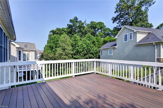 6667 Rexford Ln, Williamsburg, VA 23188 - view of wooden deck