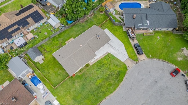 2504 Pine Needles Cir, Virginia Beach, VA 23453 - aerial view of residential area with a pool area