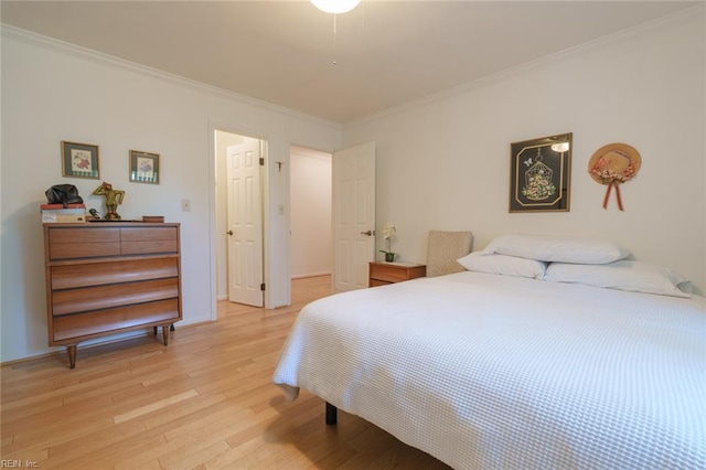 1328 Burlington Rd, Virginia Beach, VA 23464 - bedroom featuring light wood-style floors and ornamental molding