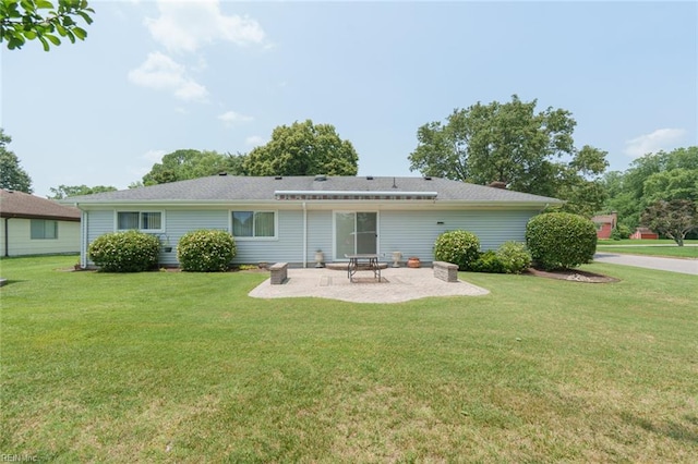 1328 Burlington Rd, Virginia Beach, VA 23464 - back of house featuring a patio and a lawn