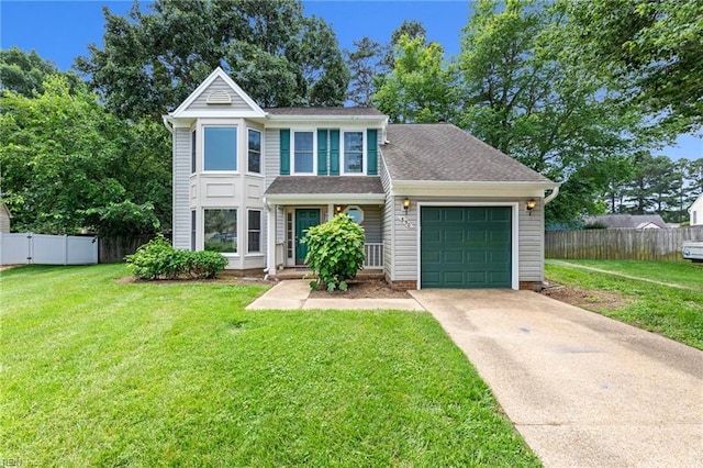 890 Brompton Ct, Newport News, VA 23608 - view of front of home featuring concrete driveway and a garage