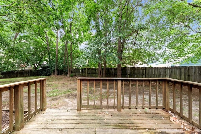 890 Brompton Ct, Newport News, VA 23608 - wooden terrace featuring a fenced backyard