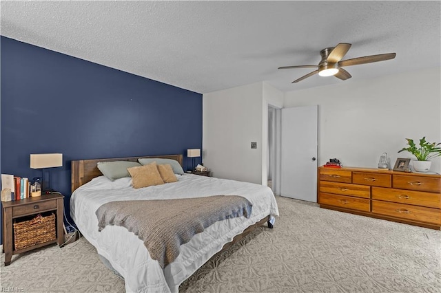 4592 Genoa Cir, Virginia Beach, VA 23462 - carpeted bedroom featuring a textured ceiling and a ceiling fan
