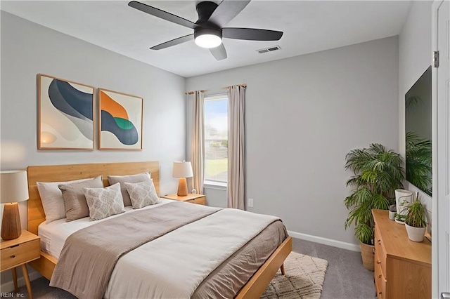 809 Maitland Dr, Virginia Beach, VA 23454 - bedroom with carpet floors and a ceiling fan