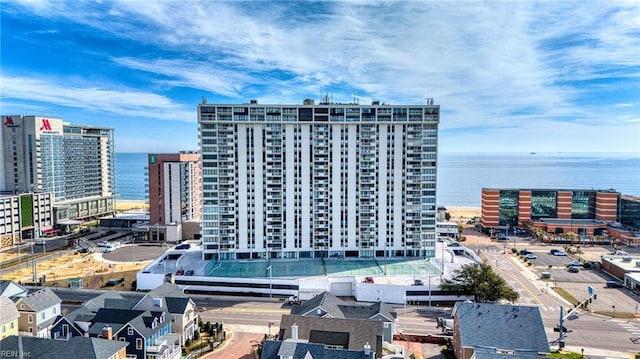 4004 Atlantic Ave Unit 309, Virginia Beach, VA 23451 - view of building exterior featuring a water view and a view of city