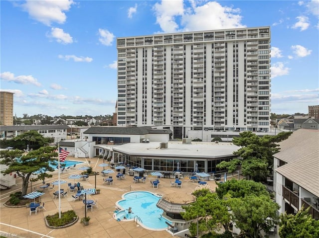 4004 Atlantic Ave Unit 309, Virginia Beach, VA 23451 - view of apartment building / complex featuring a community pool