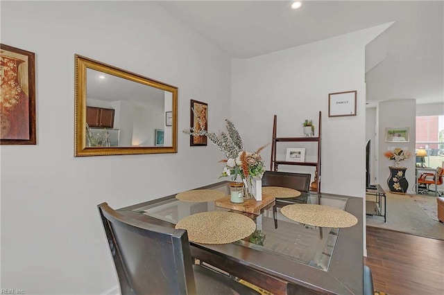 4321 Sconce, Williamsburg, VA 23188 - dining area featuring wood finished floors and recessed lighting