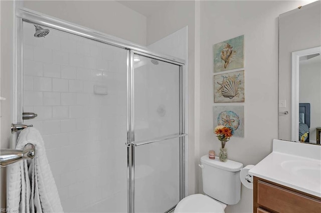 4321 Sconce, Williamsburg, VA 23188 - bathroom featuring a stall shower and vanity
