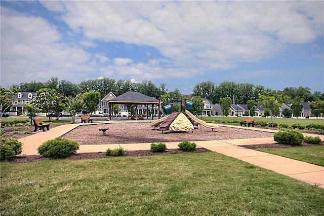 4321 Sconce, Williamsburg, VA 23188 - view of jungle gym featuring a gazebo and a yard