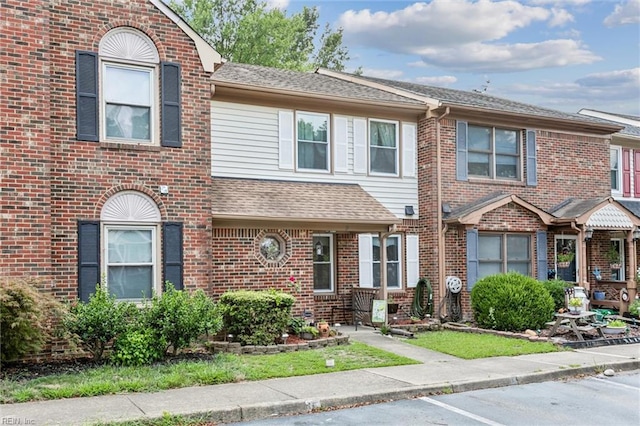 19 Dawn Ln, Hampton, VA 23666 - multi unit property with roof with shingles and brick siding
