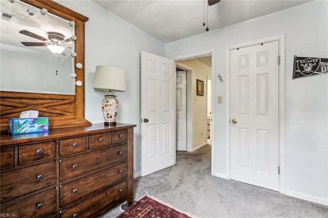 19 Dawn Ln, Hampton, VA 23666 - carpeted bedroom with baseboards and ceiling fan