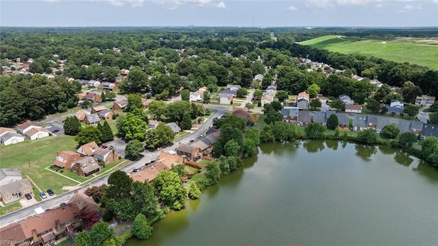 19 Dawn Ln, Hampton, VA 23666 - aerial view of property and surrounding area featuring a nearby body of water and nearby suburban area