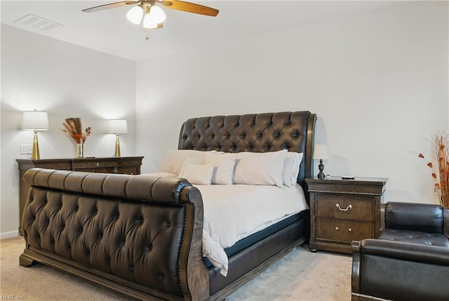 3102 Rollie Way, Chesapeake, VA 23323 - carpeted bedroom featuring a ceiling fan