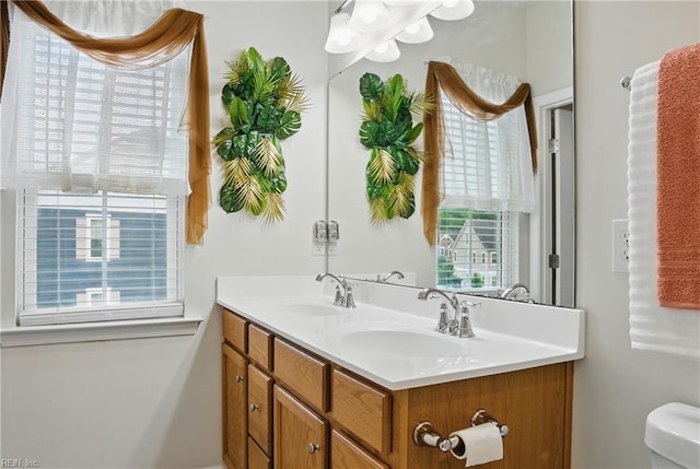 3102 Rollie Way, Chesapeake, VA 23323 - bathroom with double vanity and healthy amount of natural light