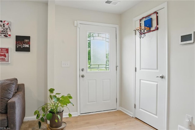 3102 Rollie Way, Chesapeake, VA 23323 - foyer entrance with light wood finished floors and baseboards