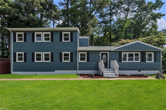 1226 Penniman Rd, Williamsburg, VA 23185 - view of front of house with a front yard and crawl space