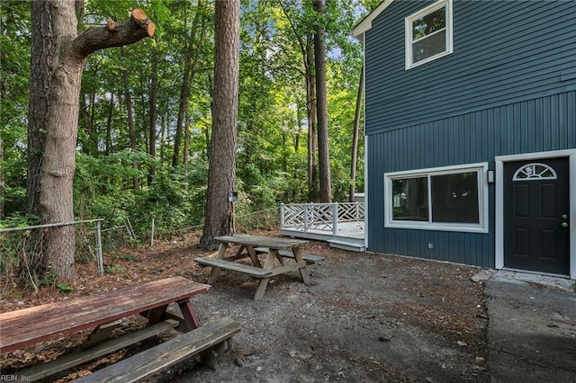 1226 Penniman Rd, Williamsburg, VA 23185 - view of patio with a deck