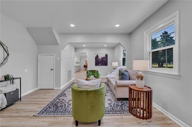 1226 Penniman Rd, Williamsburg, VA 23185 - living area with wood finished floors and recessed lighting