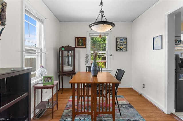 8048 Tidewater Dr, Norfolk, VA 23505 - dining space featuring light wood finished floors
