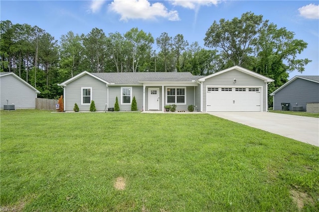 116 B St, Moyock, NC 27958 - single story home with an attached garage and concrete driveway