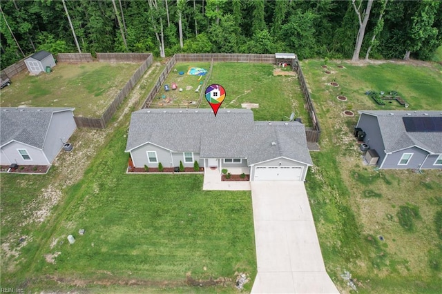 116 B St, Moyock, NC 27958 - aerial view of property and surrounding area