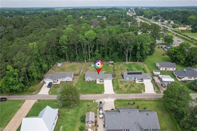 116 B St, Moyock, NC 27958 - aerial overview of property's location with nearby suburban area