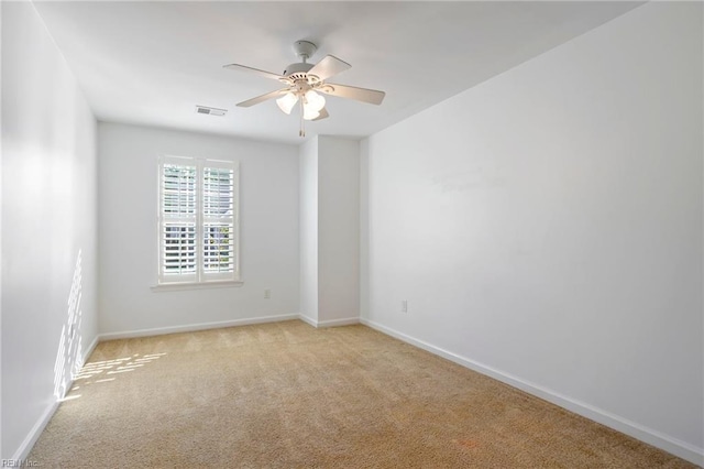 4048 Coronation, Williamsburg, VA 23188 - empty room featuring light carpet and ceiling fan