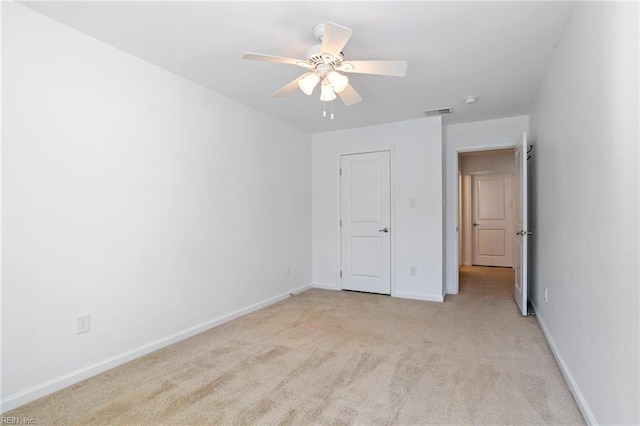 4048 Coronation, Williamsburg, VA 23188 - unfurnished bedroom featuring light colored carpet and a ceiling fan