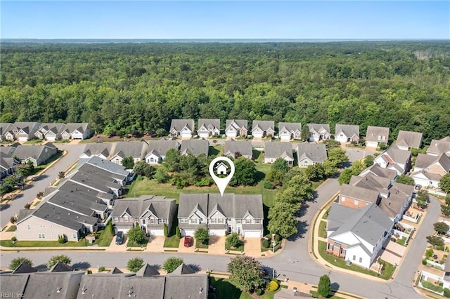4048 Coronation, Williamsburg, VA 23188 - aerial view of residential area with a forest