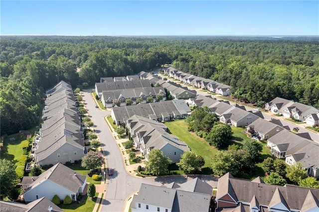 4048 Coronation, Williamsburg, VA 23188 - aerial view of residential area featuring a heavily wooded area