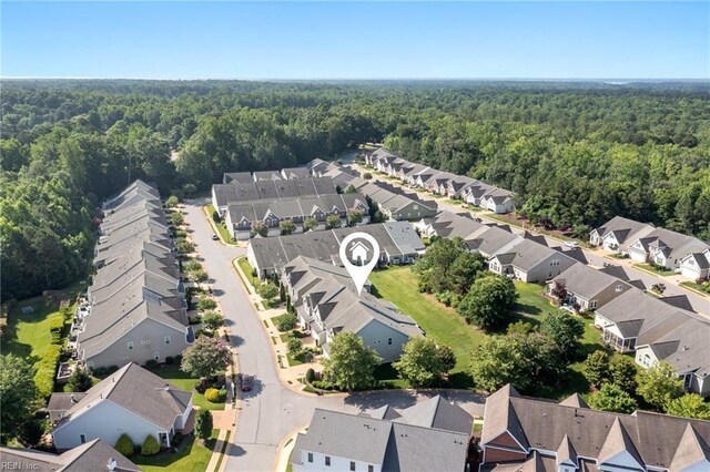 4048 Coronation, Williamsburg, VA 23188 - aerial perspective of suburban area featuring a forest