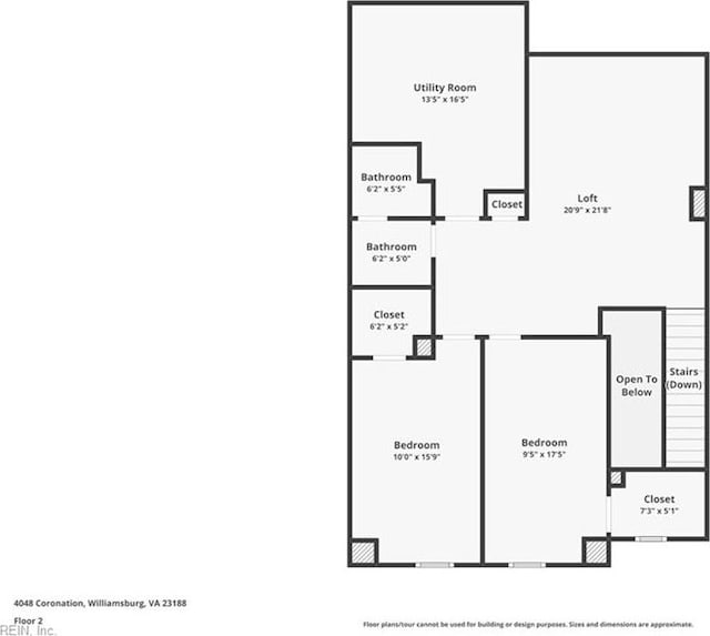 4048 Coronation, Williamsburg, VA 23188 - view of floor plan / room layout