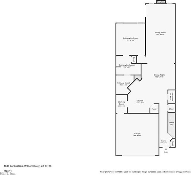 4048 Coronation, Williamsburg, VA 23188 - view of room layout