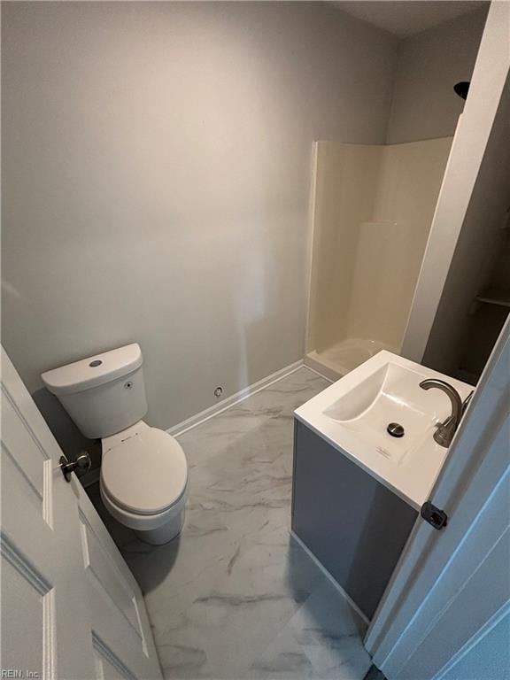 219 Gale Ave, Chesapeake, VA 23323 - bathroom with marble finish flooring and vanity