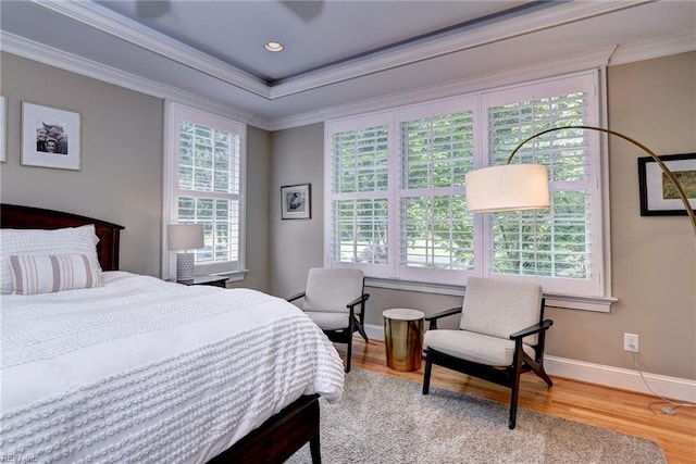 1808 John Hancock Rd, Williamsburg, VA 23185 - bedroom with wood finished floors, crown molding, and recessed lighting