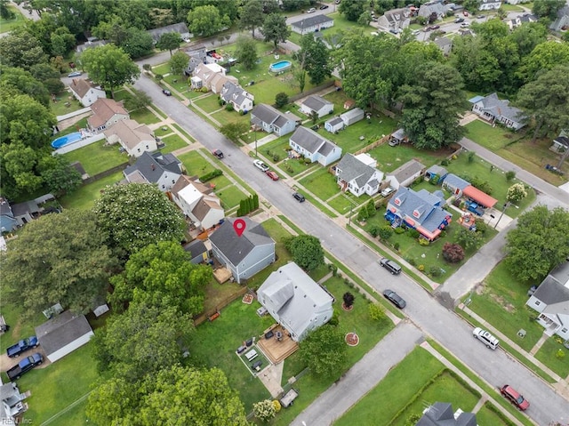 3520 S Warwick Cir, Norfolk, VA 23513 - aerial perspective of suburban area