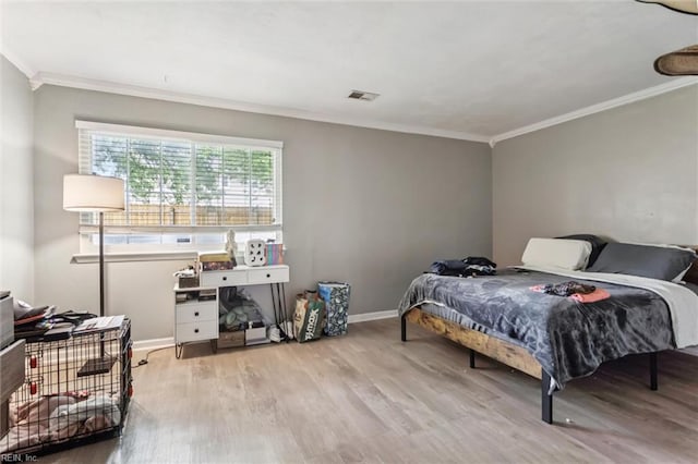 1408 Planting Ct, Virginia Beach, VA 23453 - bedroom featuring light wood-style floors and crown molding