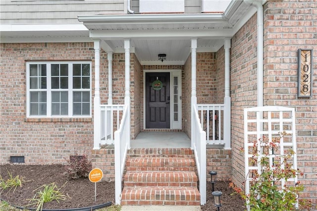 1028 Cathedral Dr, Suffolk, VA 23434 - property entrance with brick siding