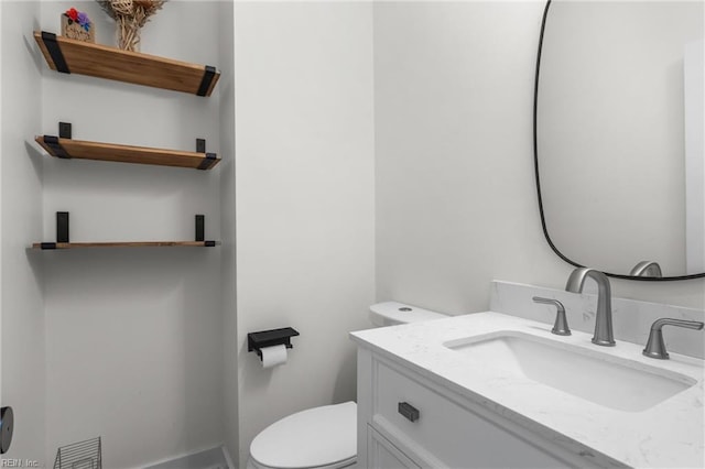 1028 Cathedral Dr, Suffolk, VA 23434 - half bathroom featuring toilet and vanity